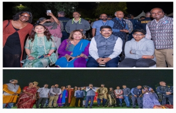 Consul General Dr. K. Srikar Reddy, alongside Consul Abhishek Sharma, joined the Association of Indo Americans (AIA) magnificent Dussehra Diwali Celebrations on 19th October in Pleasanton, California , which welcomed over 20,000 attendees—the largest in California. 